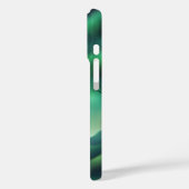 Starry Night in Soft Green Shades iPhone Case (Rückseite / Links)