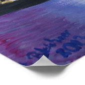 Starry Night in Toronto Poster (Ecke)