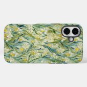 Starry Night inspiriert Blumenfarbe Texturierte Ar Case-Mate iPhone Hülle (Rückseite (Horizontal))