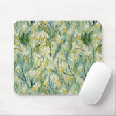 Starry Night inspiriert Blumenfarbe Texturierte Ar Mousepad (Mit Mouse)