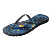 Starry Night inspiriert Flip Flops Badesandalen (Schrägansicht)