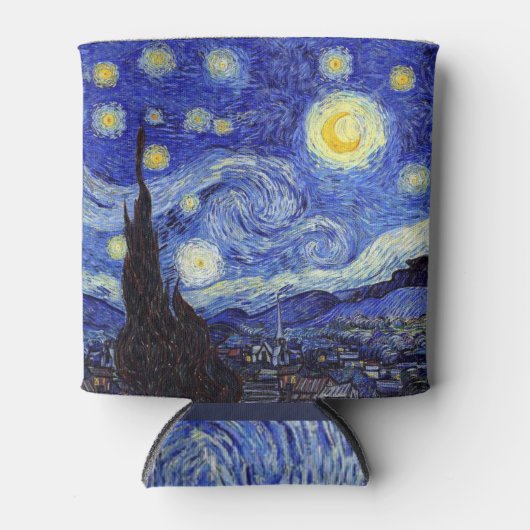 Starry Night Inspiriert Van Gogh Classic Can Coole Dosenkühler (Vorderseite)