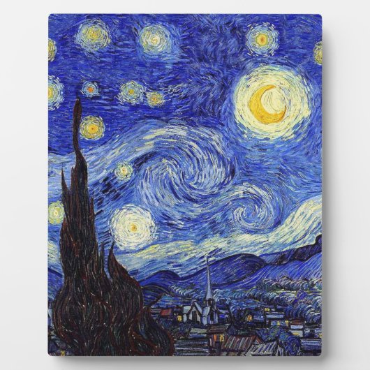 Starry Night Inspiriert Van Gogh Classic Products Fotoplatte (Vorderseite)