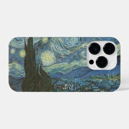 Starry Night iPhone Hülle (Rückseite (Horizontal))