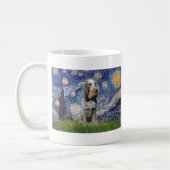 Starry Night - Italienische Spinone (Roan) Kaffeetasse (Links)