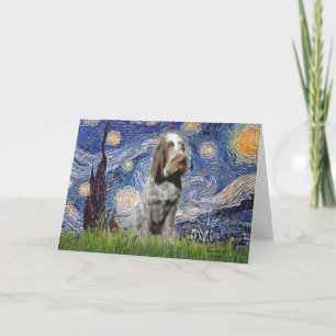 Starry Night - Italienische Spinone (Roan) Karte