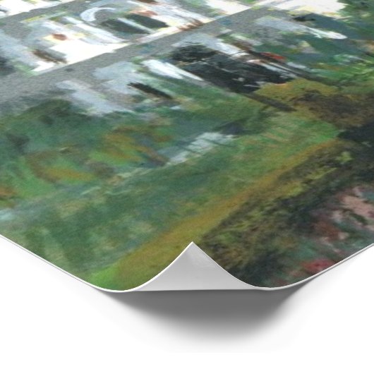 Starry Night Jackson Square Poster (Ecke)