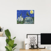 Starry Night Jackson Square Poster (Heimbüro)