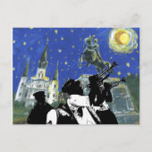 Starry Night Jackson Square Postkarte (Vorderseite)