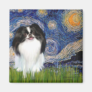 Starry Night - Japanischer Kinn 3 Magnet