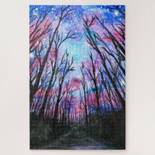 Starry Night Jigsaw Puzzle Painting (Vertikal)