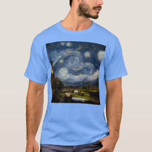 Starry Night John Constable Premium T - Shirt