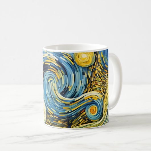 Starry Night Kaffeetasse (VorderseiteRechts)