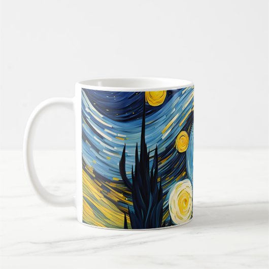 Starry Night Kaffeetasse (Links)