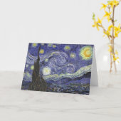 Starry Night Karte (Gelbe Blume)