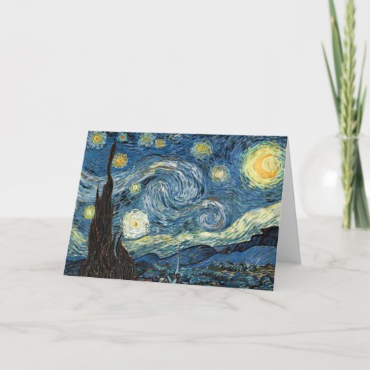 Starry Night Karte (Vorderseite)