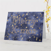Starry Night Karte (Gelbe Blume)