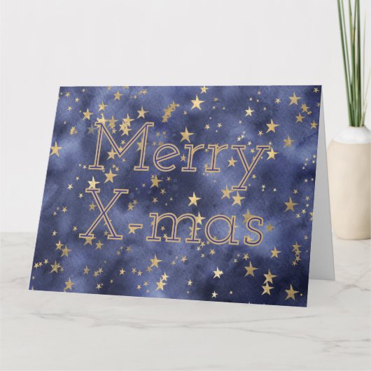 Starry Night Karte (Vorderseite)
