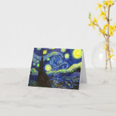 Starry Night Karte (Gelbe Blume)