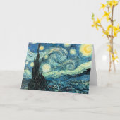 Starry Night Karte (Gelbe Blume)