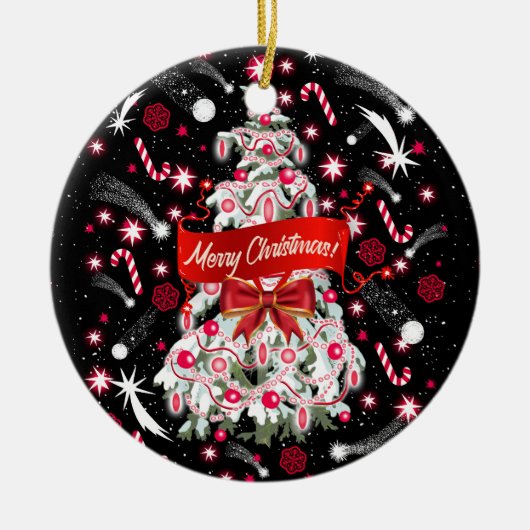 Starry Night Keramik Ornament (Vorne)