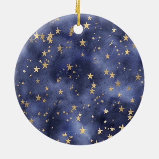 Starry Night Keramik Ornament (Hinten)