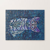 Starry Night Kitten Puzzle (Horizontal)