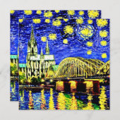 Starry Night Köln Dom Deutschland (Vorne/Hinten)