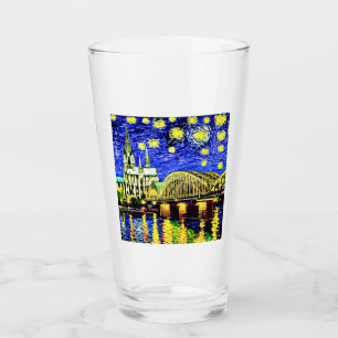 Starry Night Köln Dom Deutschland Glas
