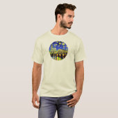 Starry Night Köln Dom Deutschland T-Shirt (Vorne ganz)