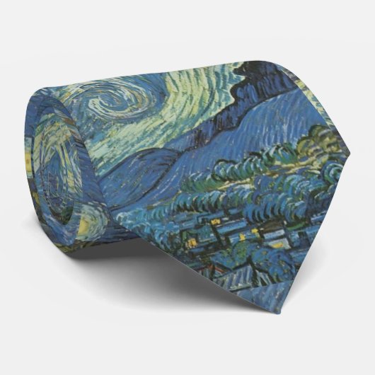Starry Night Krawatte (Gerollt)