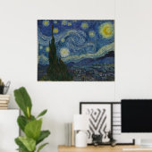 Starry Night Large Leinwand Vincent Van Gogh Poster (Heimbüro)