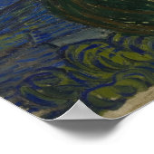 Starry Night Large Leinwand Vincent Van Gogh Poster (Ecke)