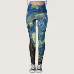 Starry Night Leggins - Vincent Van Gogh Art<br><div class="desc">Leggins.</div>
