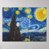 Starry Night Leinwand Poster (Vorne)
