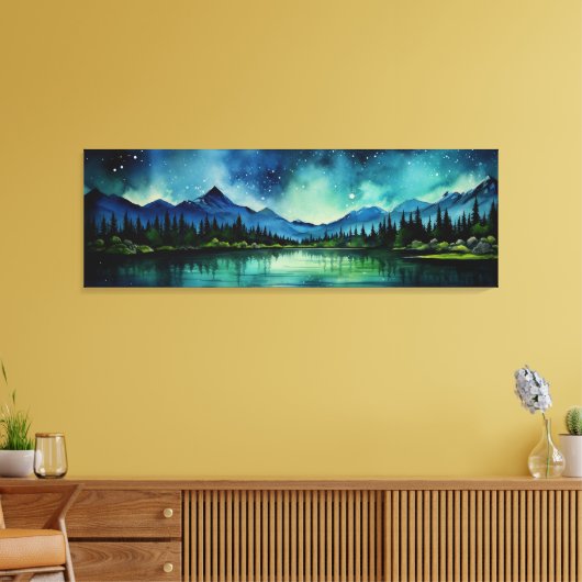 Starry Night Leinwanddruck (Insitu (Wohnzimmer))