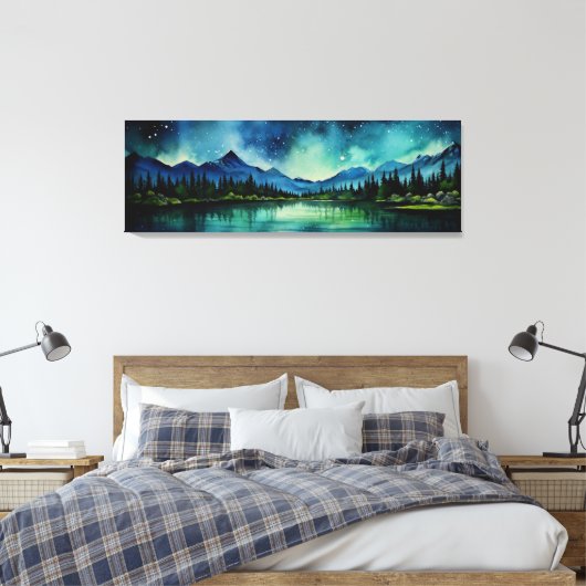 Starry Night Leinwanddruck (Insitu (Schlafzimmer))