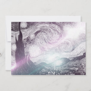 Starry Night Lights Einladung