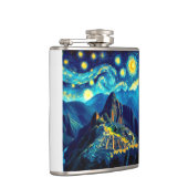 Starry Night Machu Picchu Peru Flachmann (Rechts)