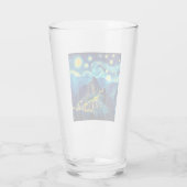 Starry Night Machu Picchu Peru Glas (Rückseite)