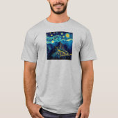 Starry Night Machu Picchu Peru T-Shirt (Vorderseite)