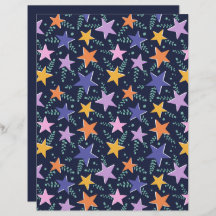 Starry Night Magic Flachpapier