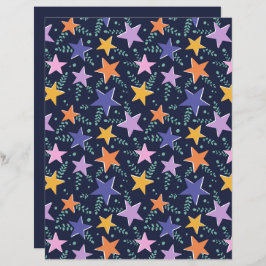 Starry Night Magic Flachpapier