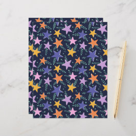 Starry Night Magic Flachpapier