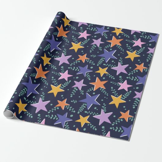 Starry Night Magic Geschenkpapier (Ungerollt)
