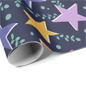 Starry Night Magic Geschenkpapier (Rolleneckpunkt)