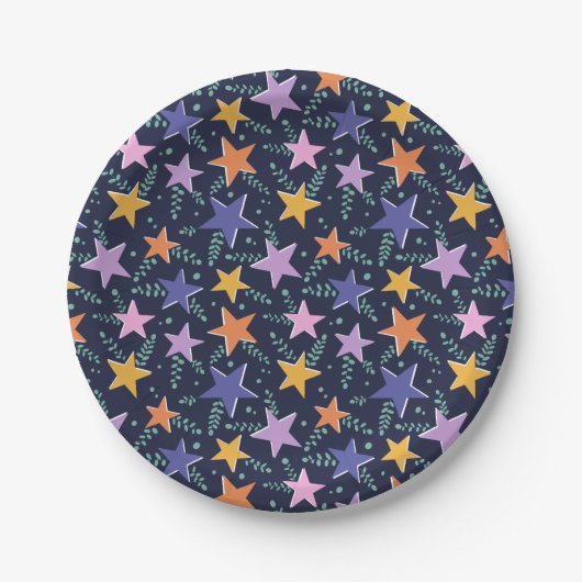 Starry Night Magic Pappteller (Vorderseite)