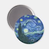 Starry Night Magnet (Vorderseite/Rückseite)