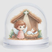 Starry Night & Manger Light – A Christmas Blessing Schneekugeln (Vorderseite)