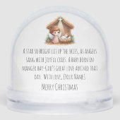 Starry Night & Manger Light – A Christmas Blessing Schneekugeln (Rückseite)